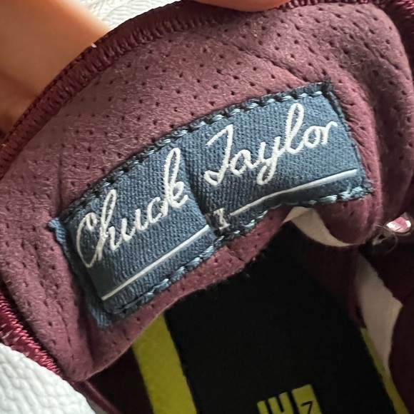 Converse with Lunarlon Women’s Maroon Size 8 - Picture 7 of 9